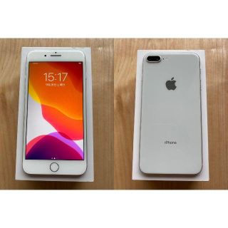 アップル(Apple)のIphone 8 plus 64 シルバー 海外版(スマートフォン本体)