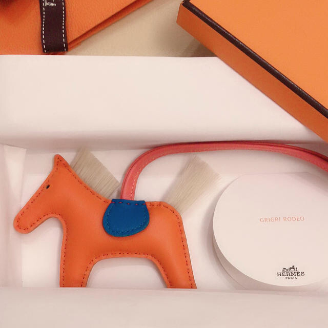 Hermes - 【HERMES】エルメス ロデオチャーム PM ホースヘア✨超レアの