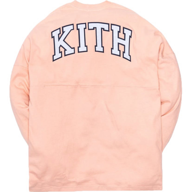 KITH TRACK PANELED L/S TEE pink M