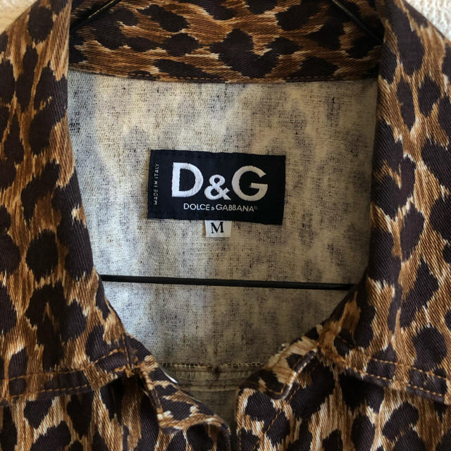 【美品】D&G ヒョウ柄ジャケット