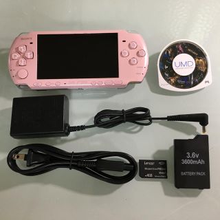 プレイステーションポータブル(PlayStation Portable)のmoko様専用 PSP-3000 ブロッサムピンク(携帯用ゲーム機本体)