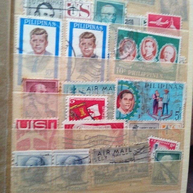 昔の外国切手 コレクション