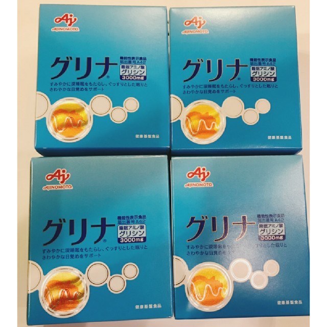 味の素(アジノモト)の味の素 グリナ 30本入り 4箱セット 食品/飲料/酒の健康食品(アミノ酸)の商品写真