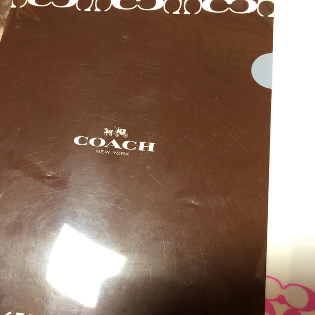 COACH(コーチ)のCOACH クリアファイル エンタメ/ホビーのアニメグッズ(クリアファイル)の商品写真