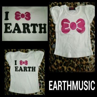 アースマジック(EARTHMAGIC)のEARTH*ラメリボンT♪美品100☆(その他)