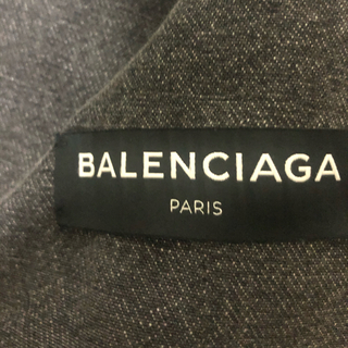 バレンシアガ(Balenciaga)のバレンシアガ　ロゴ　デニムジャケット　46(Gジャン/デニムジャケット)