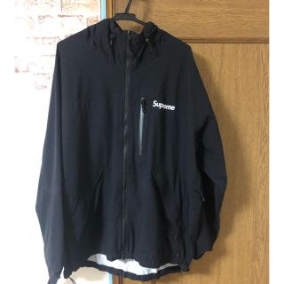 シュプリーム(Supreme)の17SS Supreme Taped Seam Jacket BLACK 美品L(マウンテンパーカー)