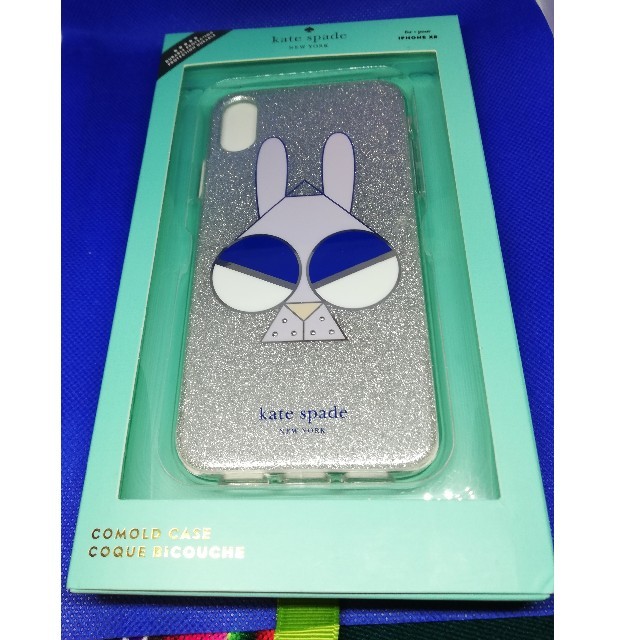 kate spade new york(ケイトスペードニューヨーク)の新品未使用◆kate spade iphone case XR グリッダーバニー スマホ/家電/カメラのスマホアクセサリー(iPhoneケース)の商品写真