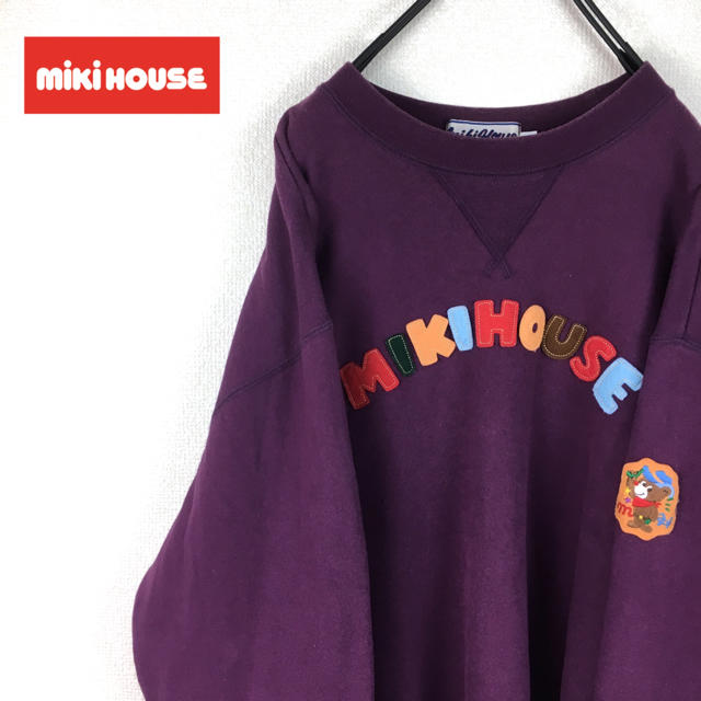 mikihouse(ミキハウス)のMIKI HOUSE ミキハウス スウェット メンズ Mサイズ 古着 メンズのトップス(スウェット)の商品写真