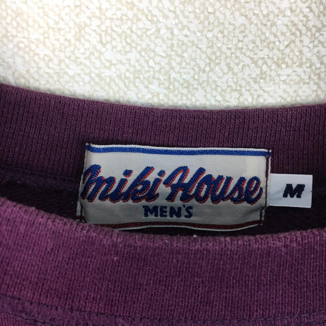 mikihouse(ミキハウス)のMIKI HOUSE ミキハウス スウェット メンズ Mサイズ 古着 メンズのトップス(スウェット)の商品写真