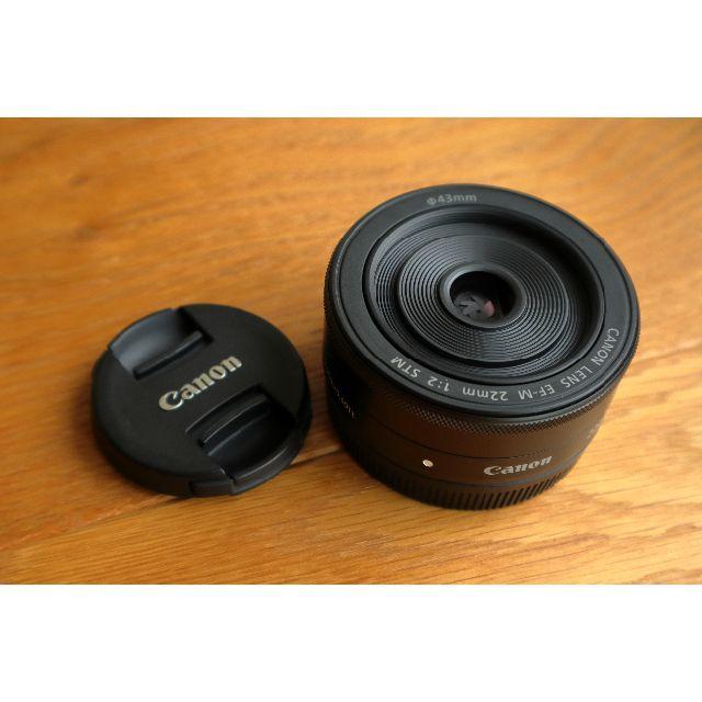 Canon - Canon EF-M22mm F2 STM ブラック　単焦点レンズ
