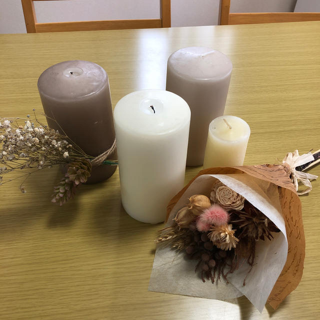 1/f candle 曖昧な青 2点セット