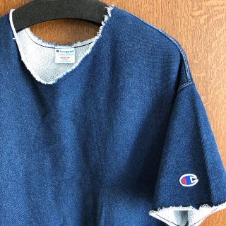 チャンピオン(Champion)のデニム調ワンピース(ロングワンピース/マキシワンピース)