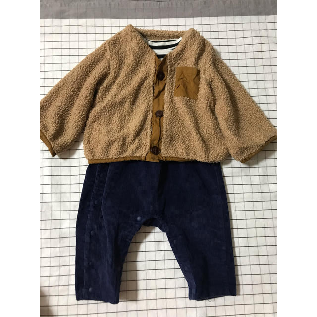 BREEZE(ブリーズ)のロンパース コート 80cm キッズ/ベビー/マタニティのベビー服(~85cm)(ロンパース)の商品写真