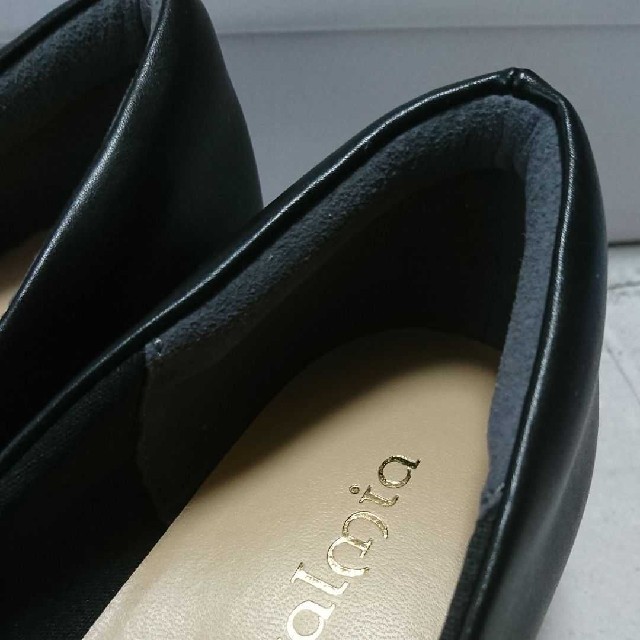 パンプス☆ブラック☆黒☆ブラック☆ゴールド☆フォーマル☆LLサイズ レディースの靴/シューズ(ハイヒール/パンプス)の商品写真