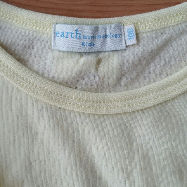 earth music & ecology(アースミュージックアンドエコロジー)のカットソー　Tシャツ　ノースリーブ キッズ/ベビー/マタニティのキッズ服女の子用(90cm~)(Tシャツ/カットソー)の商品写真
