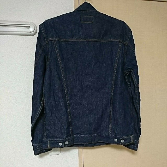 Levi's(リーバイス)の美品濃紺Levi'sリーバイス×BOSSデニムジャケットビンテージファースト風 メンズのジャケット/アウター(Gジャン/デニムジャケット)の商品写真