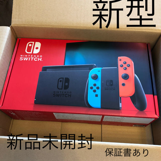 Nintendo Switch 任天堂 スイッチ 本体 新型 保証書ありのサムネイル