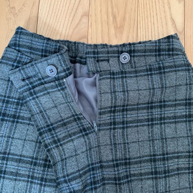LOWRYS FARM(ローリーズファーム)のウール風チェックスカート M レディースのスカート(ミニスカート)の商品写真