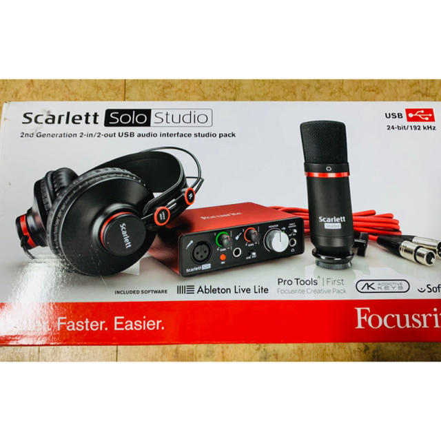 【Focusrite】 Scarlet Solo Studio 楽器のDTM/DAW(オーディオインターフェイス)の商品写真