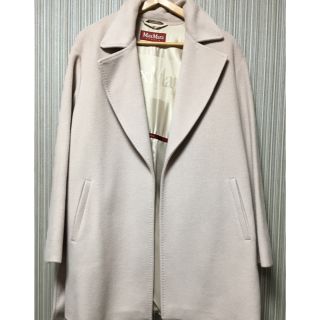 マックスマーラ(Max Mara)のMax Mara STUDIO ベビーピンクコート(ロングコート)