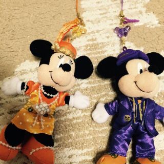 ディズニー(Disney)のミッキーミニーストラップ！(ストラップ)