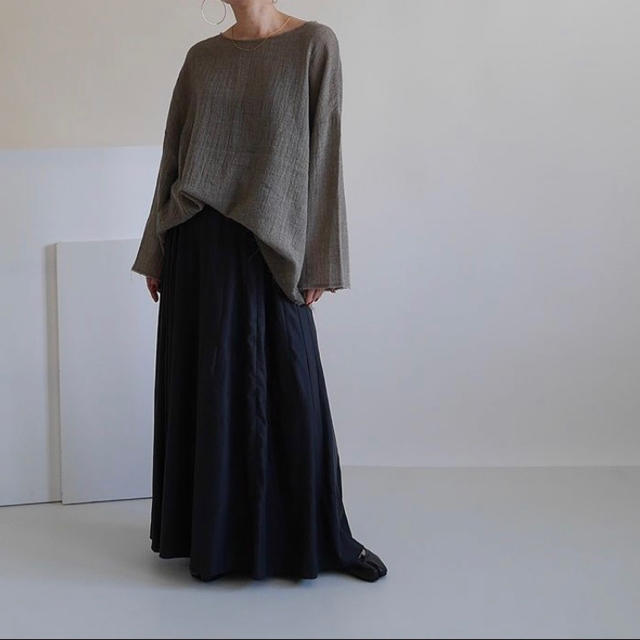 argue☆moistsilkymodalsand bio maxi skirt