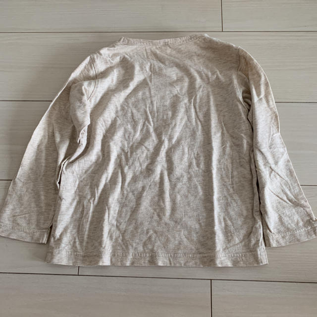 MUJI (無印良品)(ムジルシリョウヒン)の無印良品 長袖Tシャツ カットソー 男の子 女の子 110 キッズ/ベビー/マタニティのキッズ服女の子用(90cm~)(Tシャツ/カットソー)の商品写真