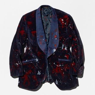 ニードルス(Needles)のNEEDLES × VELVET Painted Velvet Jacket(テーラードジャケット)