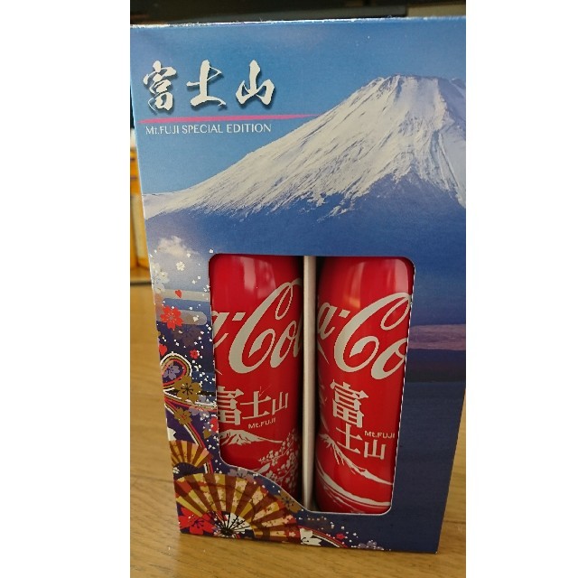 コカ・コーラ(コカコーラ)の【送料込み】地域限定 コカ・コーラ「富士山」2本入り エンタメ/ホビーのコレクション(その他)の商品写真