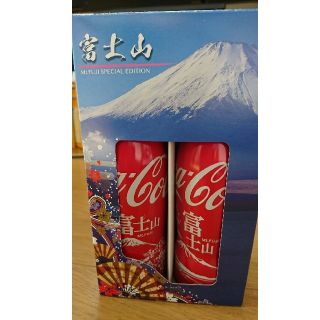 コカコーラ(コカ・コーラ)の【送料込み】地域限定 コカ・コーラ「富士山」2本入り(その他)