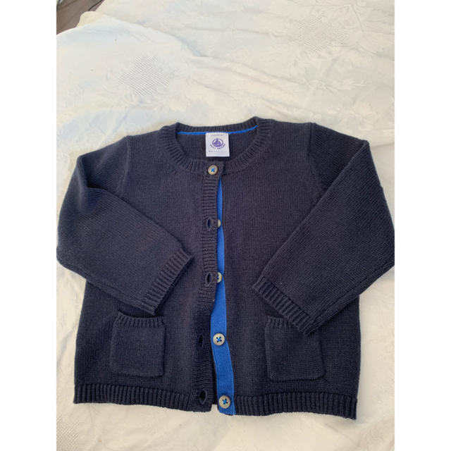 プチバトー PETIT BATEAU ベビー カーディガン 1２Ｍ ７４cm