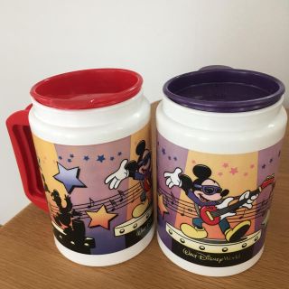 ディズニー(Disney)のウォルトディズニーワールド 巨大なプラスチックコップ2個セット(グラス/カップ)