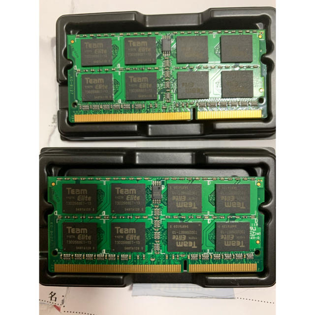 ノートパソコン用メモリ 2GB×2  DDR3 RAM 1333MHz