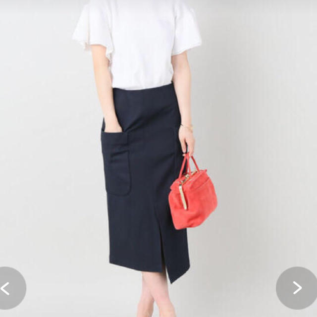 IENA(イエナ)のイエナ アシメントリースカート レディースのスカート(ひざ丈スカート)の商品写真