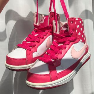 NIKE AIR ナイキ エア ピンク ハイカット スニーカー