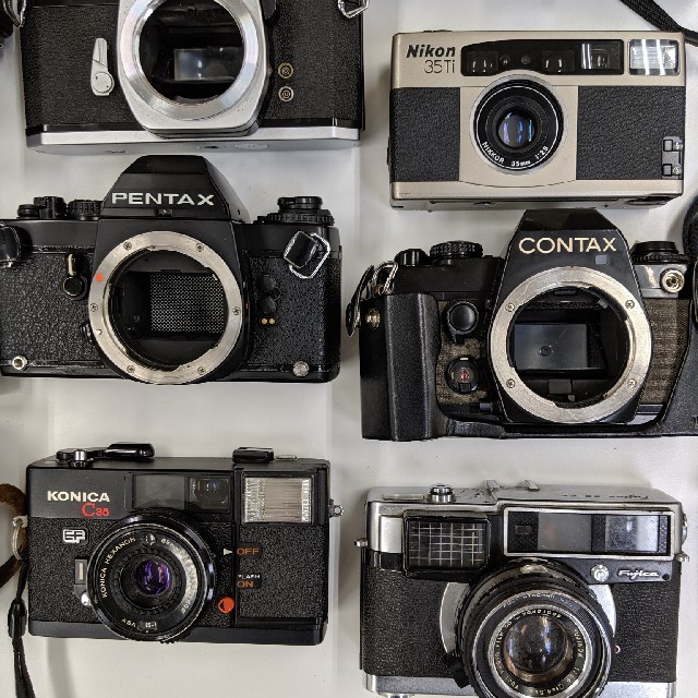 Nikon(ニコン)のZenza Bronica, NIKON 35Ti, Pentax LX等セット スマホ/家電/カメラのカメラ(フィルムカメラ)の商品写真