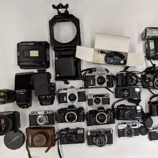 ニコン(Nikon)のZenza Bronica, NIKON 35Ti, Pentax LX等セット(フィルムカメラ)