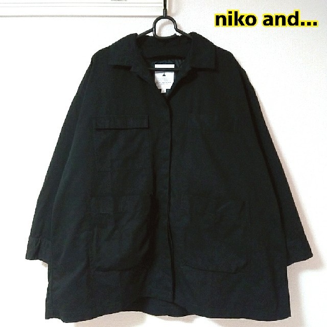 niko and...(ニコアンド)のniko and... ツイル中綿ライナー付きジャケット レディースのジャケット/アウター(ミリタリージャケット)の商品写真