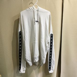 カッパ(Kappa)のKappa パーカー XLサイズ　ホワイト(パーカー)