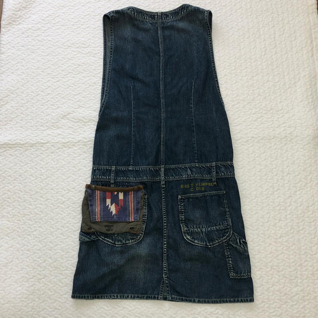 DENIM DUNGAREE(デニムダンガリー)のデニム&ダンガリーデニムワンピース キッズ/ベビー/マタニティのキッズ服女の子用(90cm~)(ワンピース)の商品写真