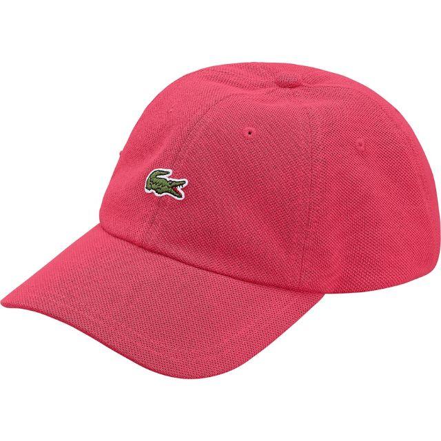 フリーカラーsupreme lacoste pique 6 panel