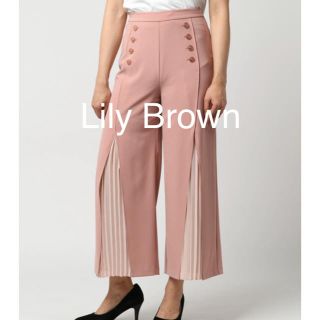 リリーブラウン(Lily Brown)のLily Brown リリーブラウン ハイウエストプリーツマリンパンツ(カジュアルパンツ)