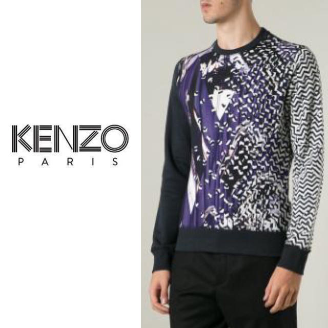 KENZO - 希少 KENZO ケンゾー ビッグアーチロゴ スウェット Ｖネック