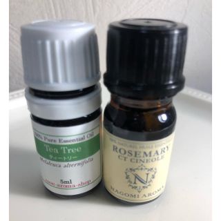 100% Pure Essential Oil 5mm 2本(エッセンシャルオイル（精油）)