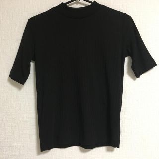 ムジルシリョウヒン(MUJI (無印良品))の黒 Tシャツ(Tシャツ(半袖/袖なし))