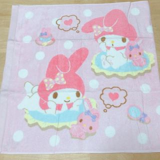 マイメロディ(マイメロディ)のマイメロディ　ピピちゃん　フワメロシリーズ　バスタオル　レトロ(タオル/バス用品)