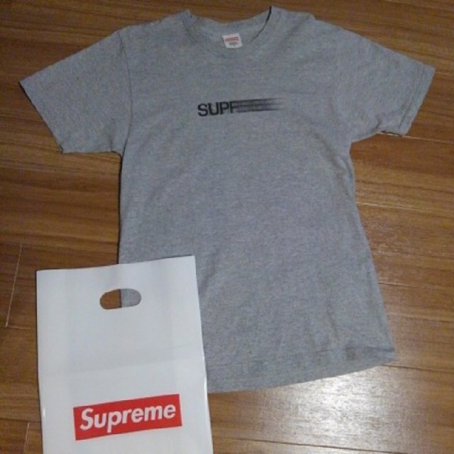 Supreme motion logo Tシャツ グレー 灰 Mサイズ