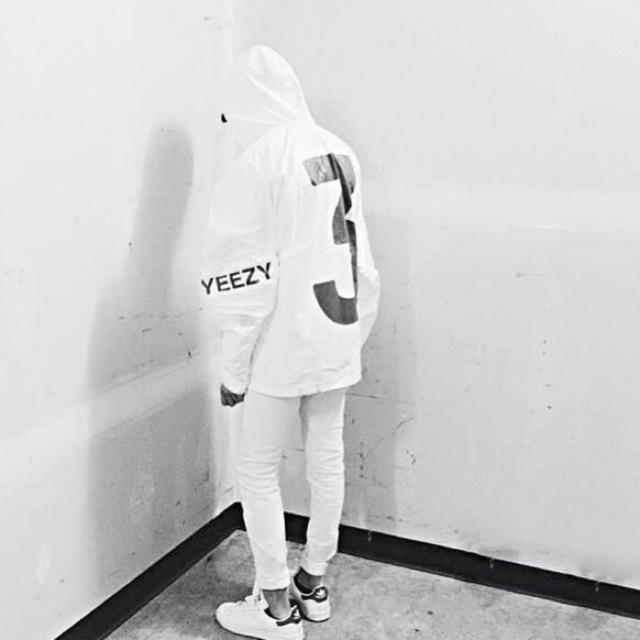 yeezus tour white windbreaker