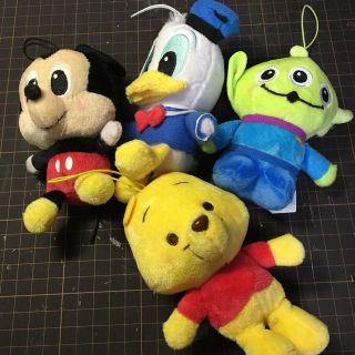 ディズニー(Disney)のディズニー ぬいぐるみ ストラップ まとめ売り(キャラクターグッズ)